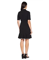 Adrianna Papell Women's Tie-Neck Dress
