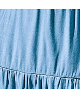 Cupshe Women's Sunset Fling Denim Maxi Beach Dress