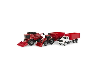 1/64 Ertl Collect N Play Case Ih Harvest 4 Piece Set