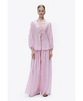 Nocturne Women's Flowy Wide Leg Pants