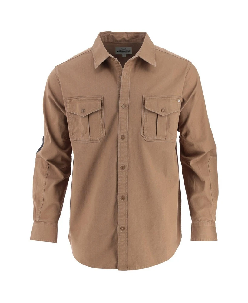 Thorogood Big & Tall Heavyweight Utility Stretch Long Sleeve Button Up Overshirt
