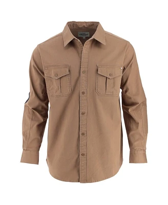 Thorogood Big & Tall Heavyweight Utility Stretch Long Sleeve Button Up Overshirt