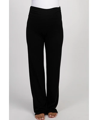 Pinkblush Maternity Black Foldover Lounge Pants