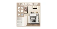 Freestanding Kitchen Cupboard Storage Organizer with 1 Large Drawer