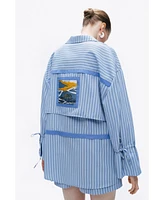 Nocturne Women's Shirt with Woven Label Details