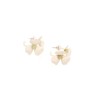 Sohi Women's Gold Flora Stud Earrings