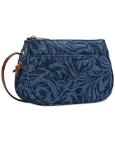 Patricia Nash Bacoli Small Denim Crossbody Bag