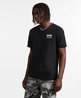 Ecko Unltd Men's Chest Label V-Neck Short Sleeve T-Shirt