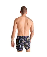 Chubbies Men's 5.5" Black Minnesota Vikings The Neon Lined Classic Swim Trunks