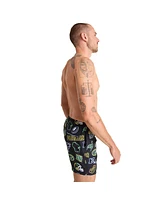 Chubbies Men's 5.5" Black Green Bay Packers The Neon Lined Classic Swim Trunks
