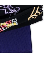 Chubbies Men's 5.5" Black Baltimore Ravens The Neon Lined Classic Swim Trunks