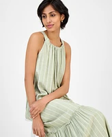 Sandra Darren Women's Tie-Back Trapeze Dress