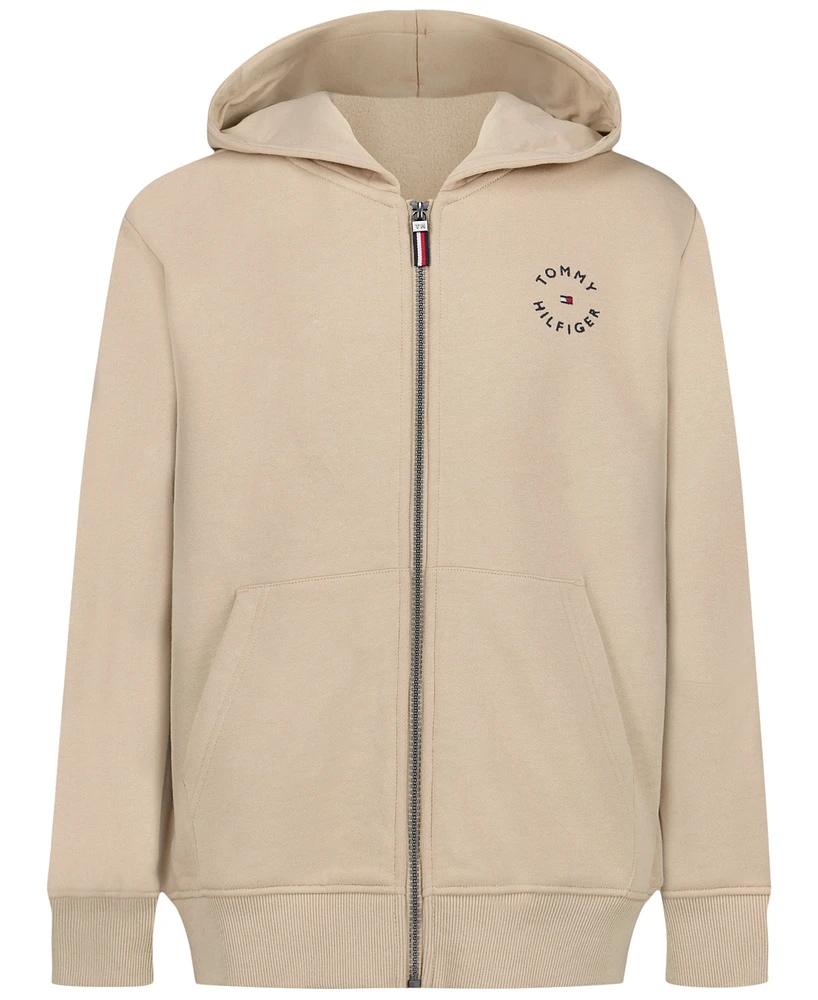 Tommy Hilfiger Big Boys Soft Essentials Full Zip Fleece Hoodie