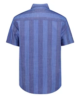 Tommy Hilfiger Big Boys Awning Stripe Short Sleeve Woven Shirt