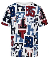 Tommy Hilfiger Big Boys Varsity Letters Print Short Sleeve T-Shirt