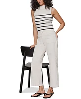 Sanctuary Women's League High-Rise Crop Wide-Leg Jeans