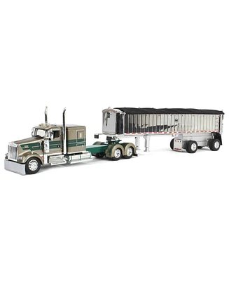 1/64 Kenworth W900L w/ Mac Dump Trailer D&D Hauling & Excavating Dcp