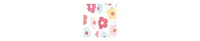 Hudson Baby Girls Cotton Dress and Cardigan Set, Cheerful Flower