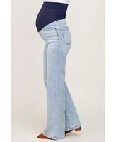 Pinkblush Maternity Light Blue Wide Leg Jeans
