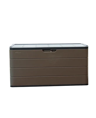 Mondawe Multi-Functional Bench Storage Box (Weatherproof & Lockable)