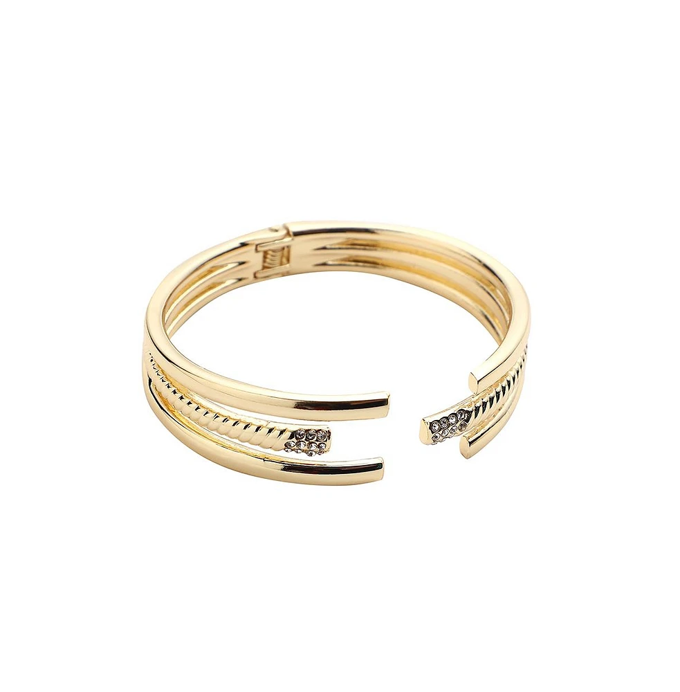Sohi Women's Rope Open Bangle Bracelet