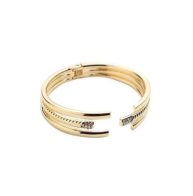 Sohi Women's Rope Open Bangle Bracelet