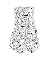 Hudson Baby Girls Cotton Dress and Cardigan Set