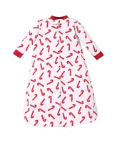 Hudson Baby Girls Long-Sleeve Fleece Sleeping Bag, Sugar Spice