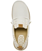 Hey Dude Men's Wally Funk Woven Jacquard Slip-On Casual Moccasin Sneakers from Finish Line