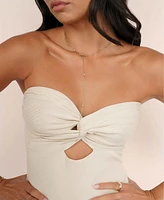 Ettika Santorini Shell Lariat Necklace