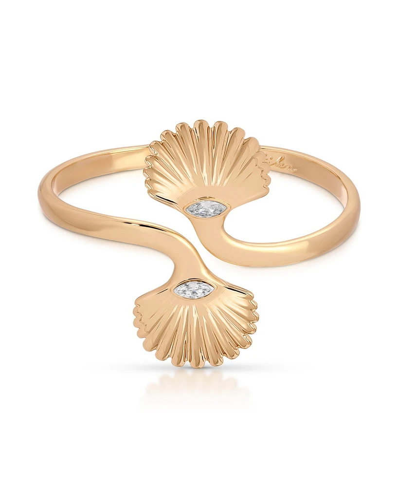 Ettika Santorini Shell Cuff Bracelet