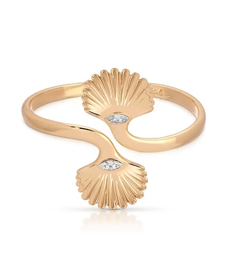 Ettika Santorini Shell Cuff Bracelet