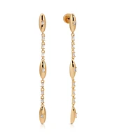 Ettika Oval Dome Linear Earrings