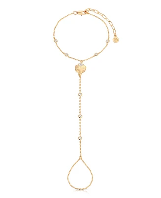 Ettika Santorini Shell Hand Chain