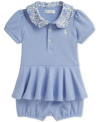 Polo Ralph Lauren Baby Girls Peplum Romper