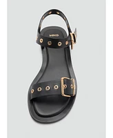 Mango Women's Die-Cut Straps Sandals