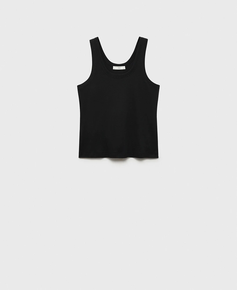 Mango Women's Cotton Strap Top