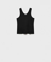 Mango Women's Cotton Strap Top