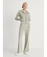 Mango Women's Velour Soft Touch Sweatshirt