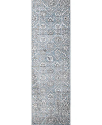 Bashian Parlin ASH314 2'6"x8' Runner Area Rug
