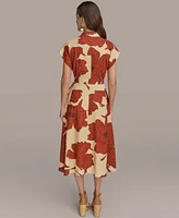 Donna Karan New York Women's Tie-Waist Shirtdress