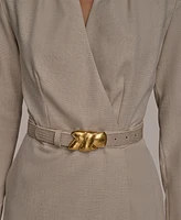 Donna Karan New York Women's Belted Wrap Skort Romper