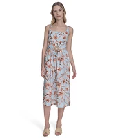 Eliza J Women's Cotton Sleeveless Midi Dress
