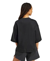 adidas Women's All Szn Soft Lux Loose Pull On T Shirt