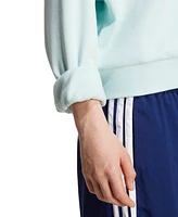 adidas Women's Essentials Small Logo Feel Cozy Crew Neck Sweatshirt