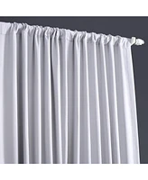 Half Price Drapes Fog Grey Extra Wide Room Darkening Curtain