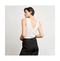 M.m.LaFleur Women's Alecia V-Neck Tank - Eco 365Knit