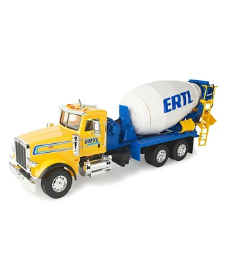 Ertl 1/16 Big Farm Yellow & Blue Peterbilt Model 367 Cement Mixer Truck