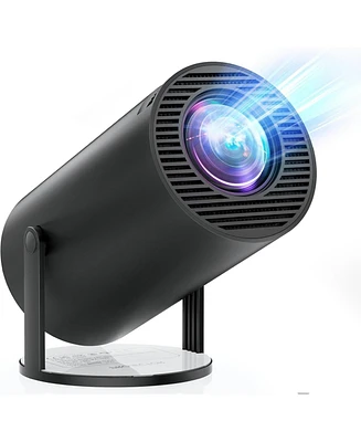 Artsea Mini Projector with 4K 1080 Support Portable 180° Rotation 130 inch Screen Movie Auto Keystone Correction Compati