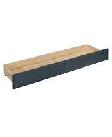 Queen Size Murphy Bed with Large Drawer,Usb Ports and